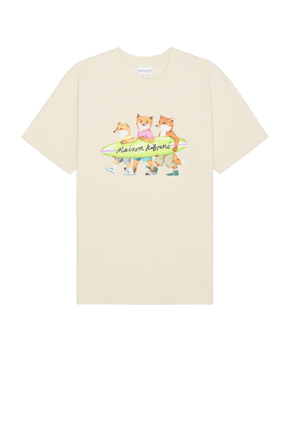 Maison Kitsune Surfing Foxes Comfort T-Shirt