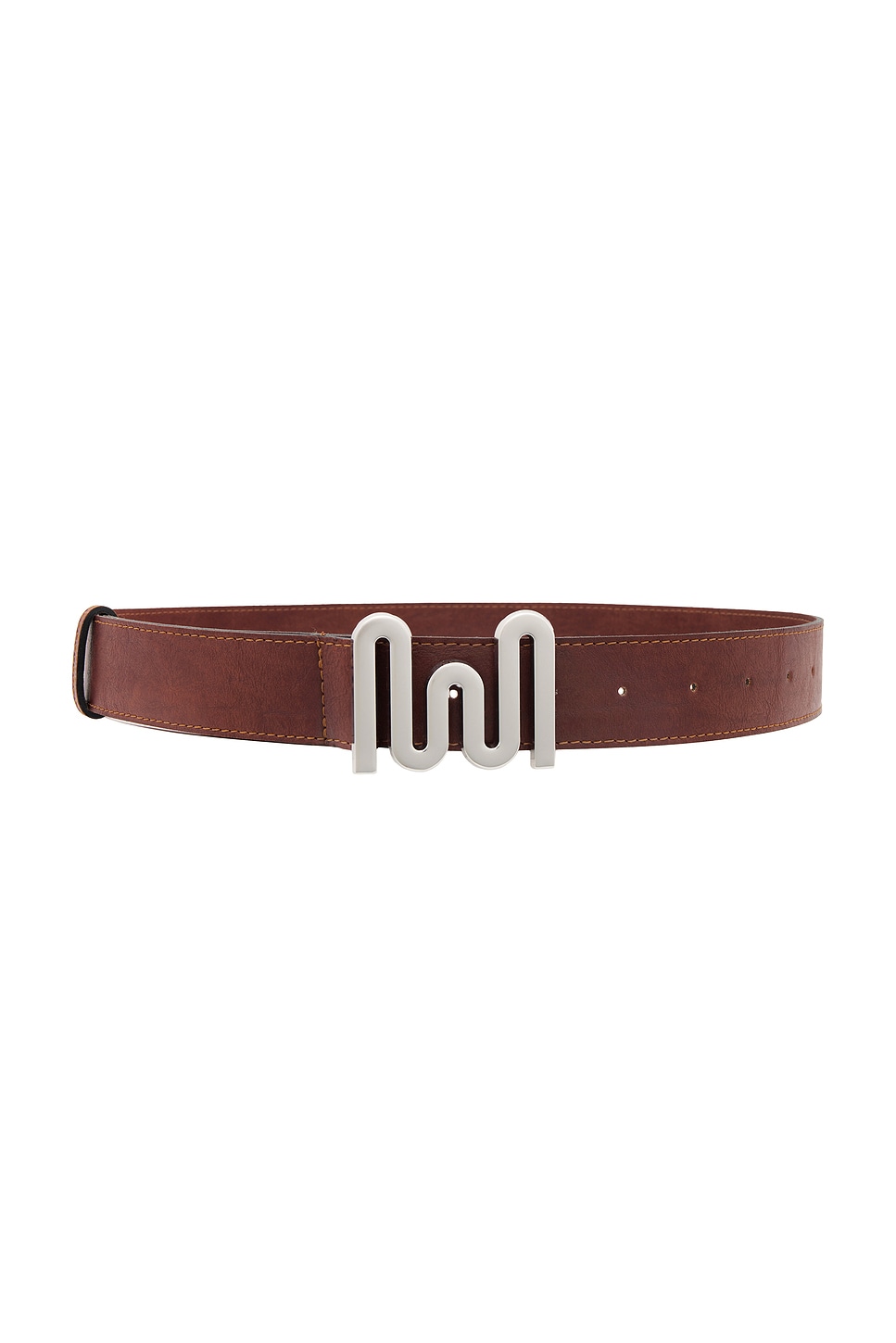 Milkwhite Signature Logo Belt