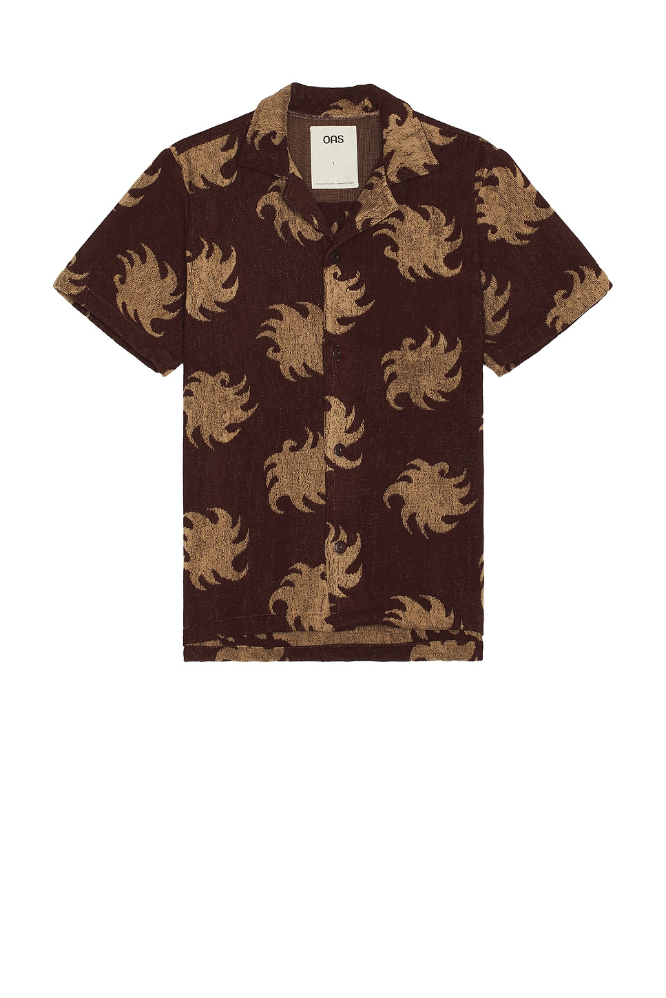 OAS Mocha Ember Cuba Terry Shirt