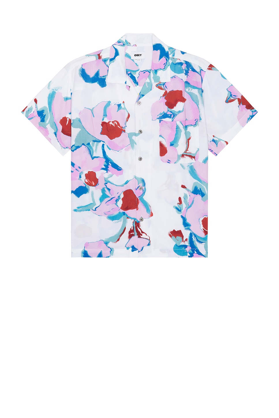 Obey Acrylic Flower Woven Shirt