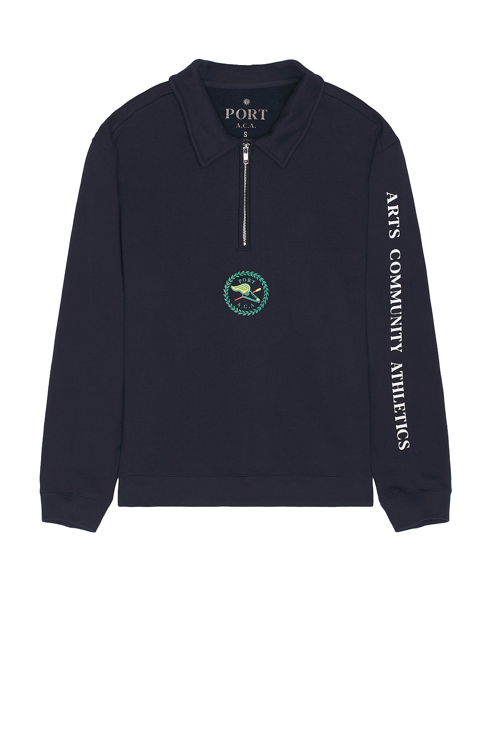 PORT A.C.A Cadet Quarter Zip Sweatshirt