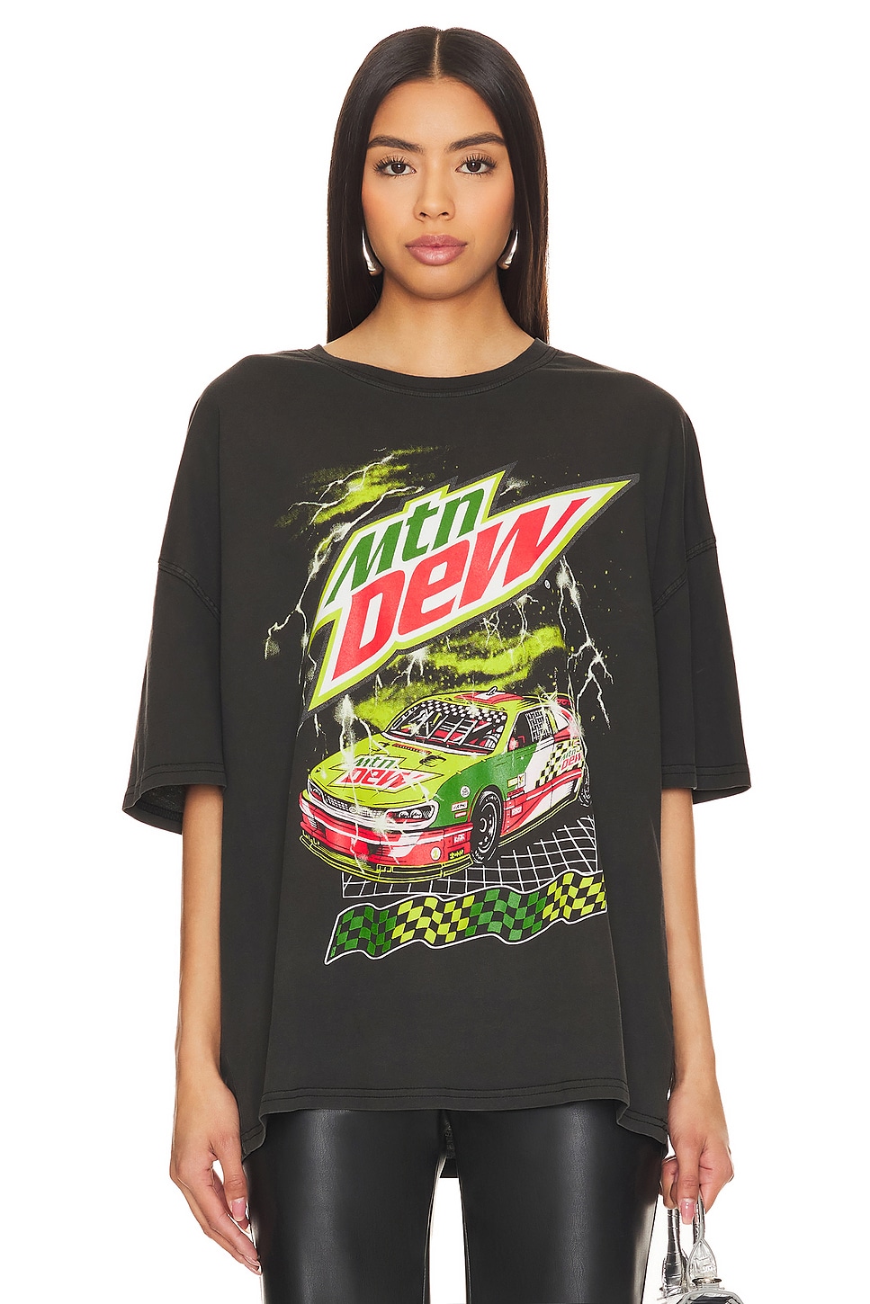 Philcos Mountain Dew Racing Oversized Tee