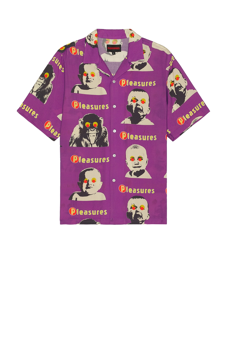 Pleasures Head Button Down Shirt