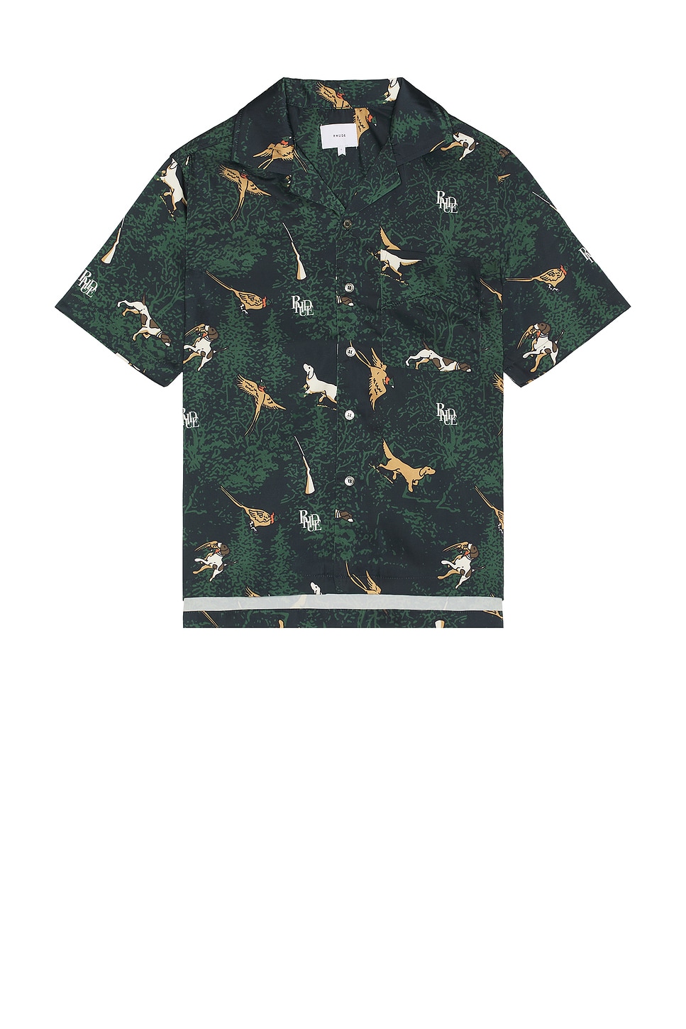 Rhude Scramble Dog Print Shirt