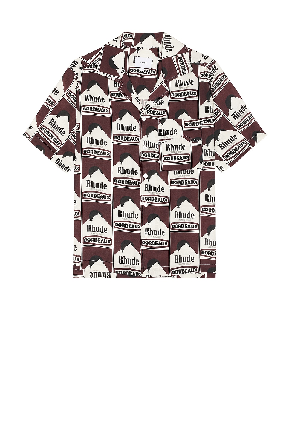 Rhude Moonlight Bordeaux Shirt