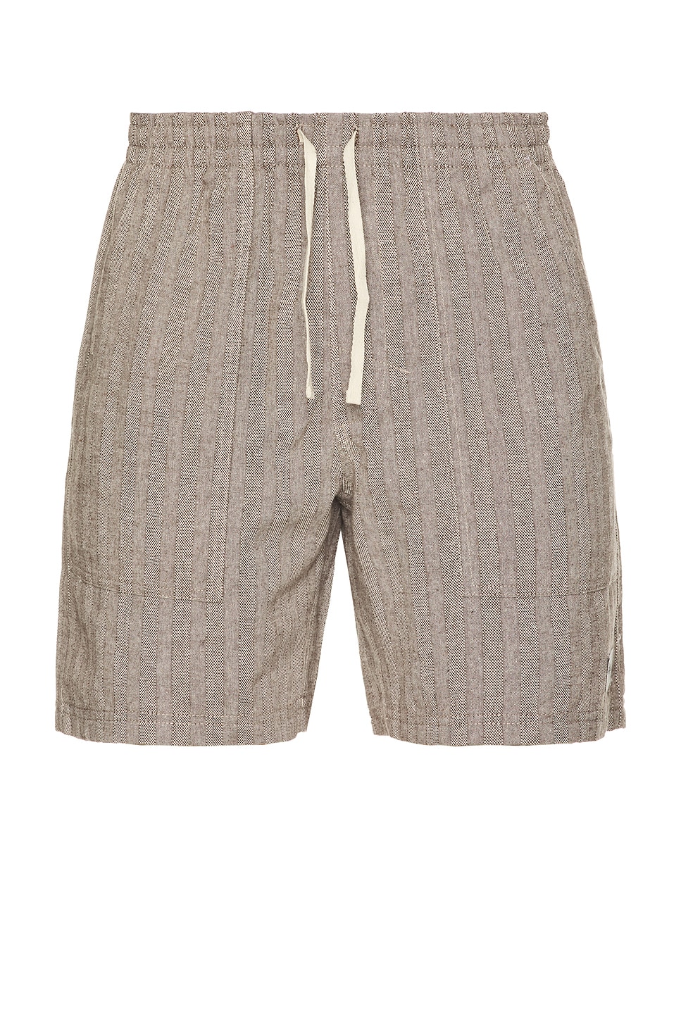 Rhythm Linen Stripe Fatigue Jam Shorts