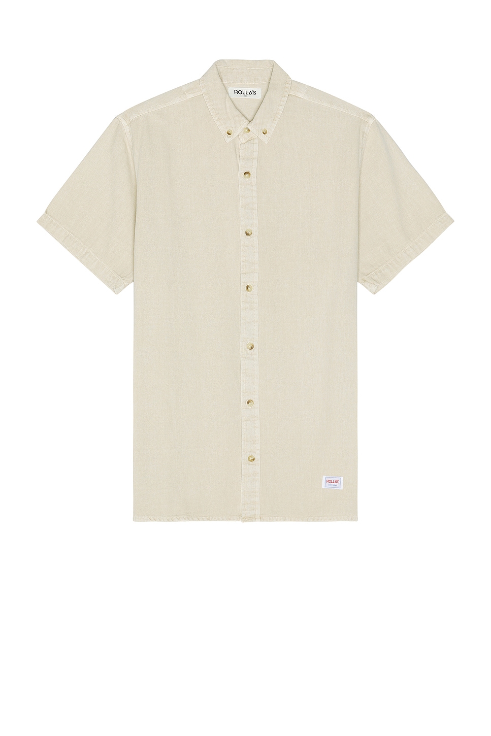 ROLLA'S Men At Work Short Sleeve Oxford Shirt