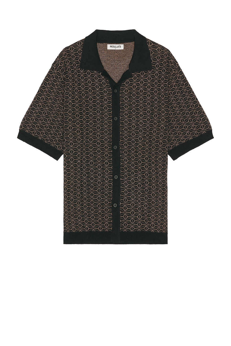 ROLLA'S Bowler Pattern Knit Shirt