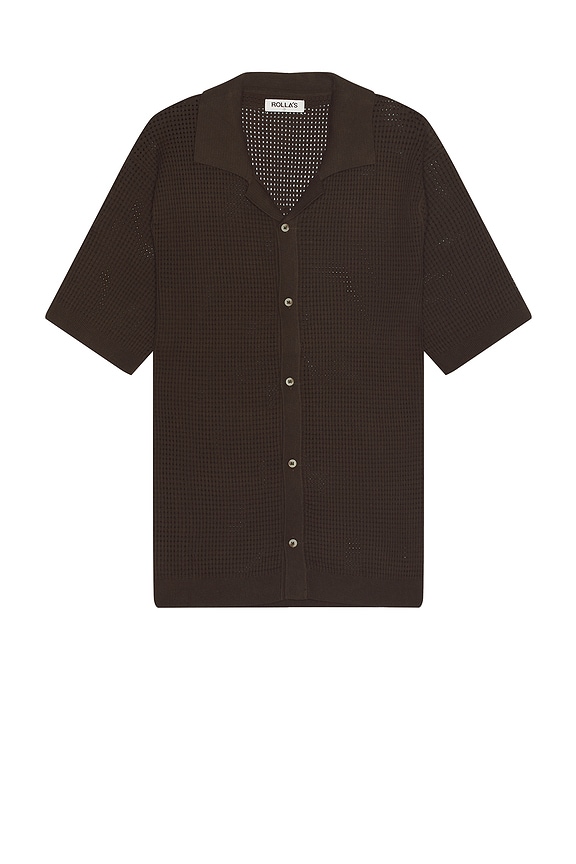 ROLLA'S Bowler Grid Knit Shirt