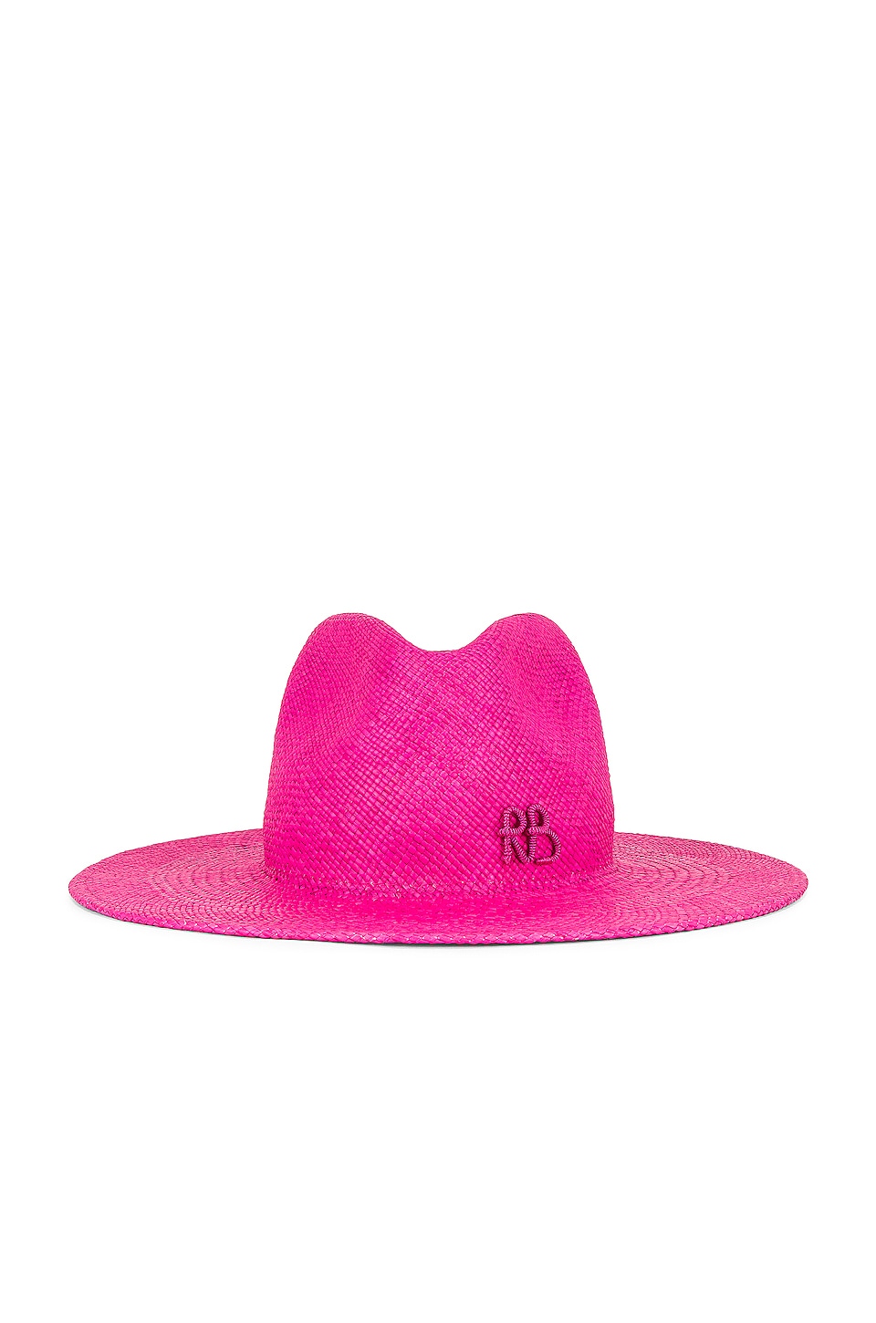 Ruslan Baginskiy Monogram-embellished Fedora Hat