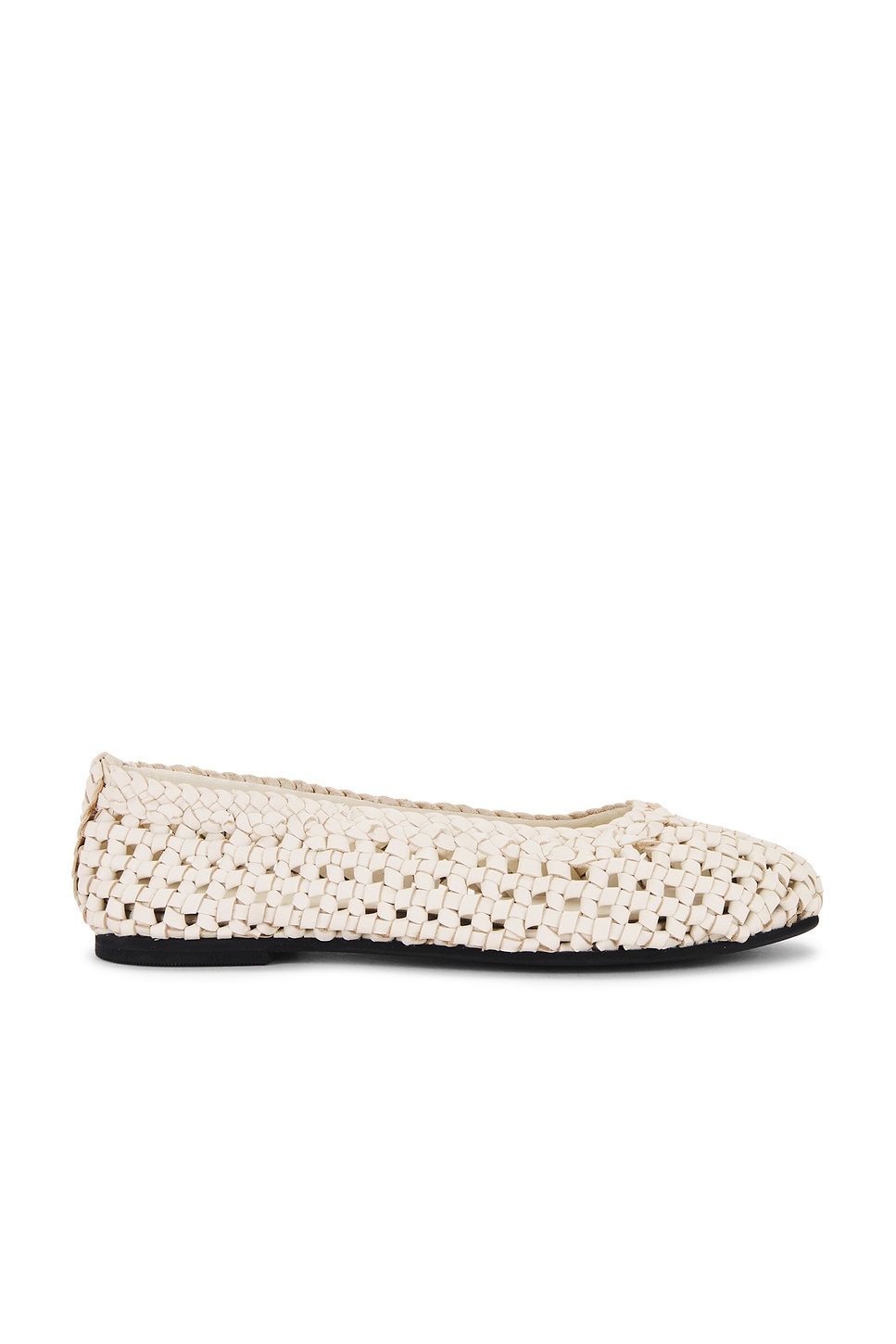 St. Agni Macrame Mesh Ballet Flats