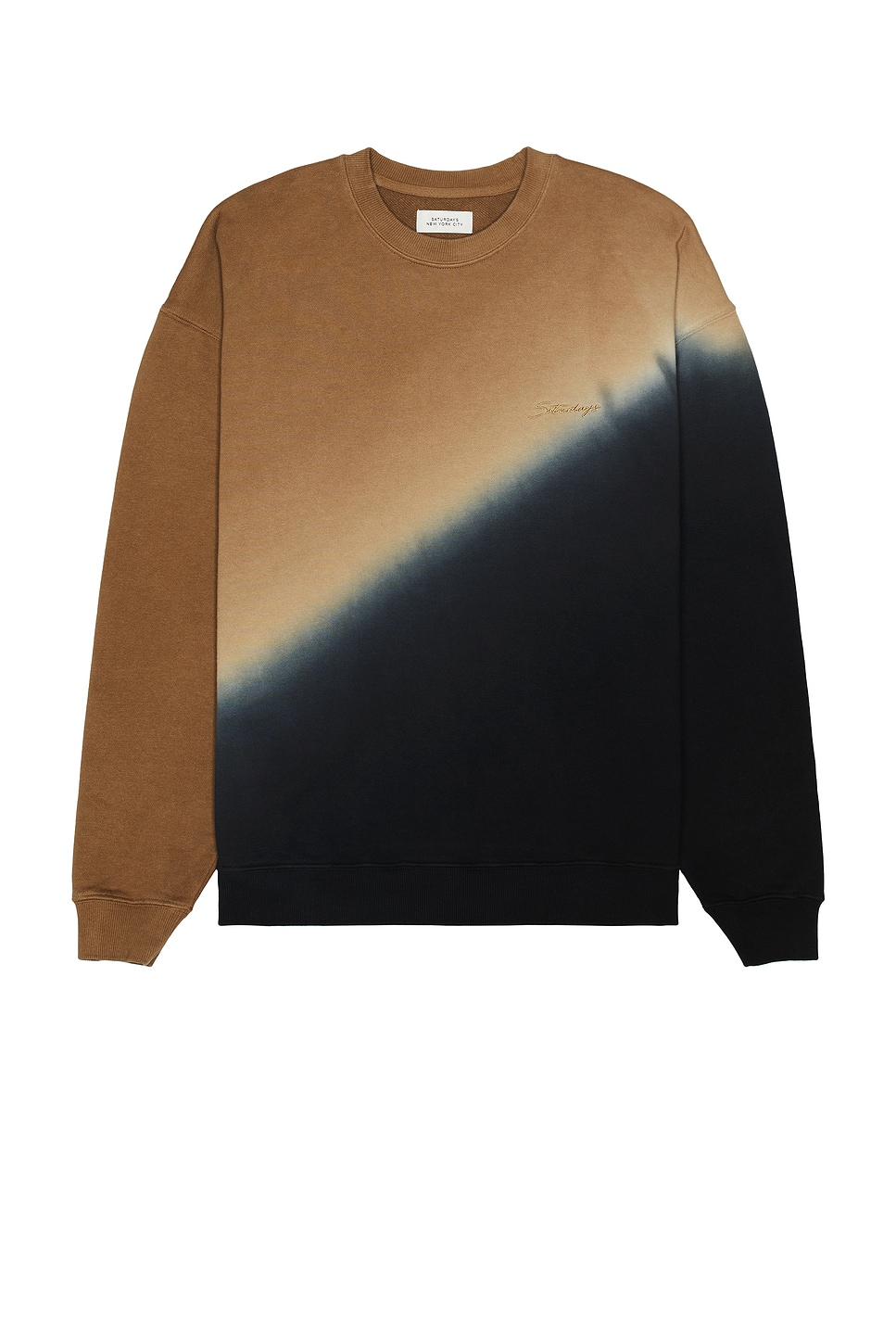 SATURDAYS NYC Heavy Weight Step Dyeing Sweatshirt