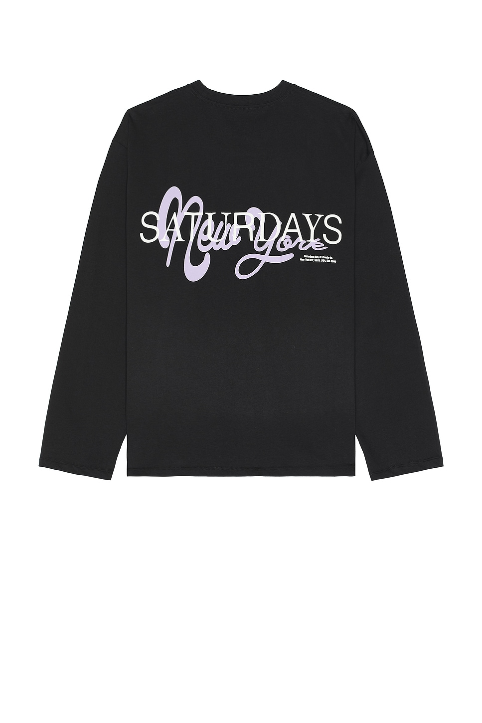 SATURDAYS NYC New York Brushed Relaxed Fit Long Sleeve Tee