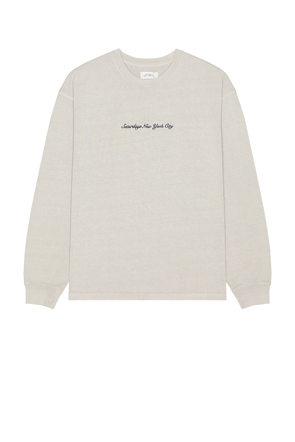 SATURDAYS NYC Heavy Weight Pigment Long Sleeve Tee