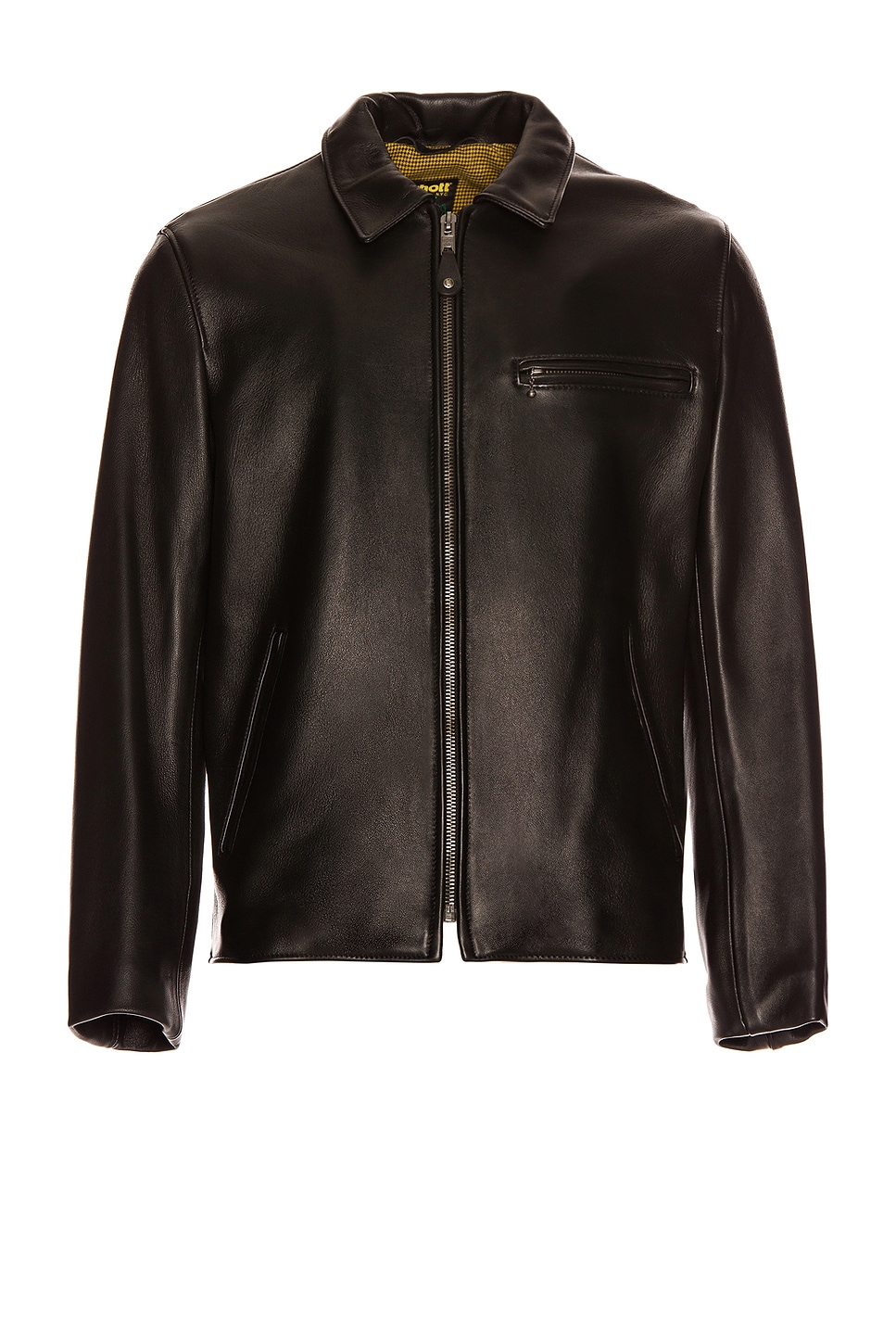 Schott Collar Lamb Leather Jacket