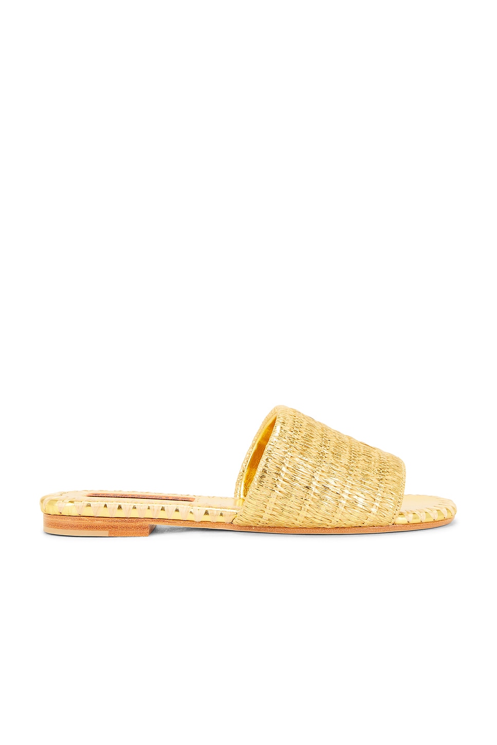 SIMONMILLER Metallic Raffia Salerno Sandal