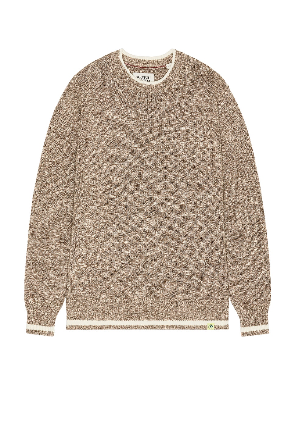 Scotch & Soda Melange Regular Fit Crewneck Sweater