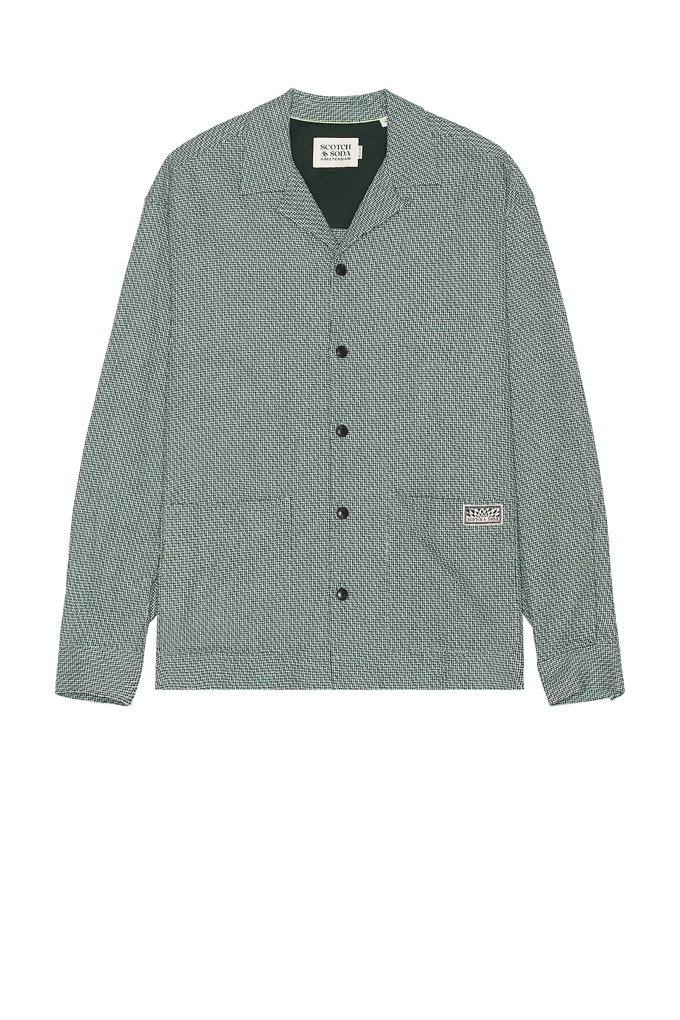 Scotch & Soda Relaxed Fit Structured Overshirt