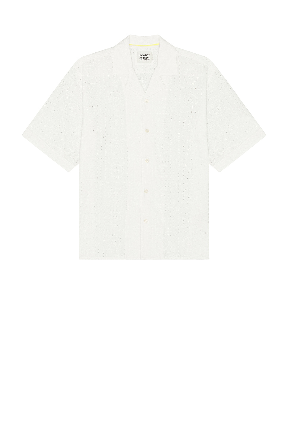 Scotch & Soda Regular Fit Broiderie Shirt