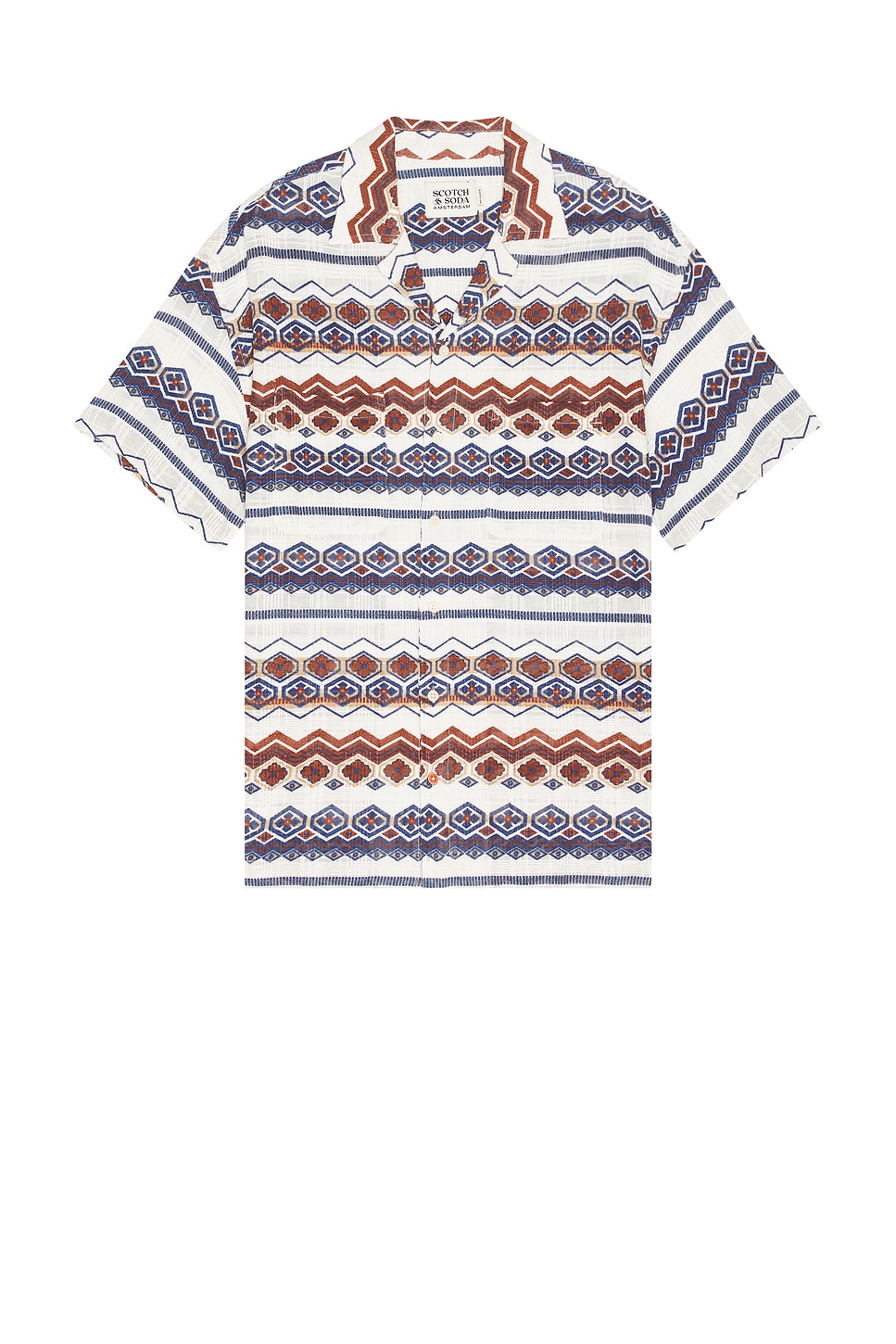 Scotch & Soda Structured Stripe Shirt