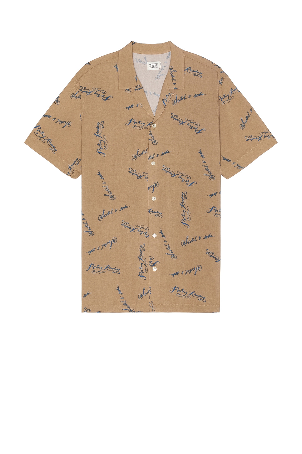 Scotch & Soda Camp Collar Shirt