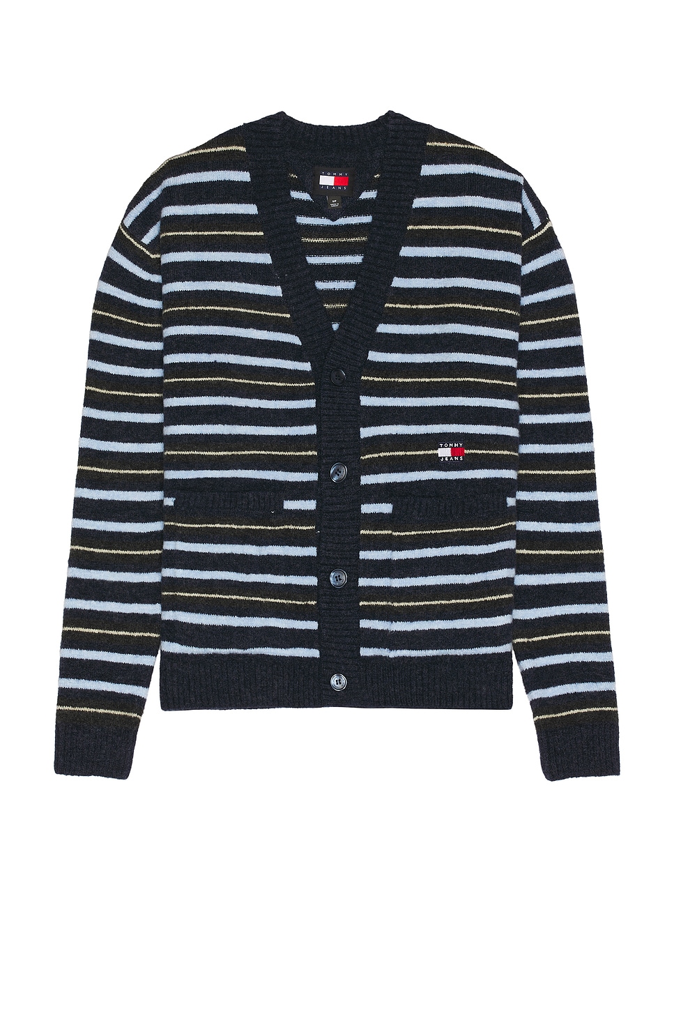 Tommy Jeans Boxy Jacquard Stripe Cardigan