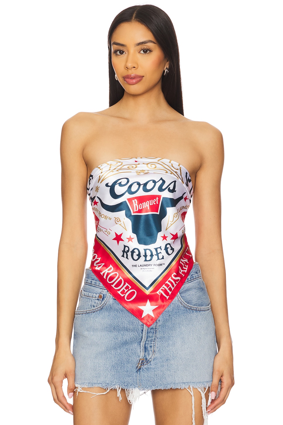 The Laundry Room x REVOLVE This Ain't My First Coors Rodeo Bandana