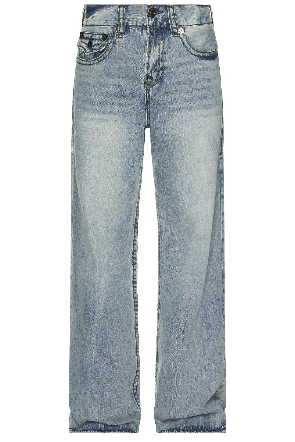 True Religion Vinny Ultra Baggy Super T Flap Jeans