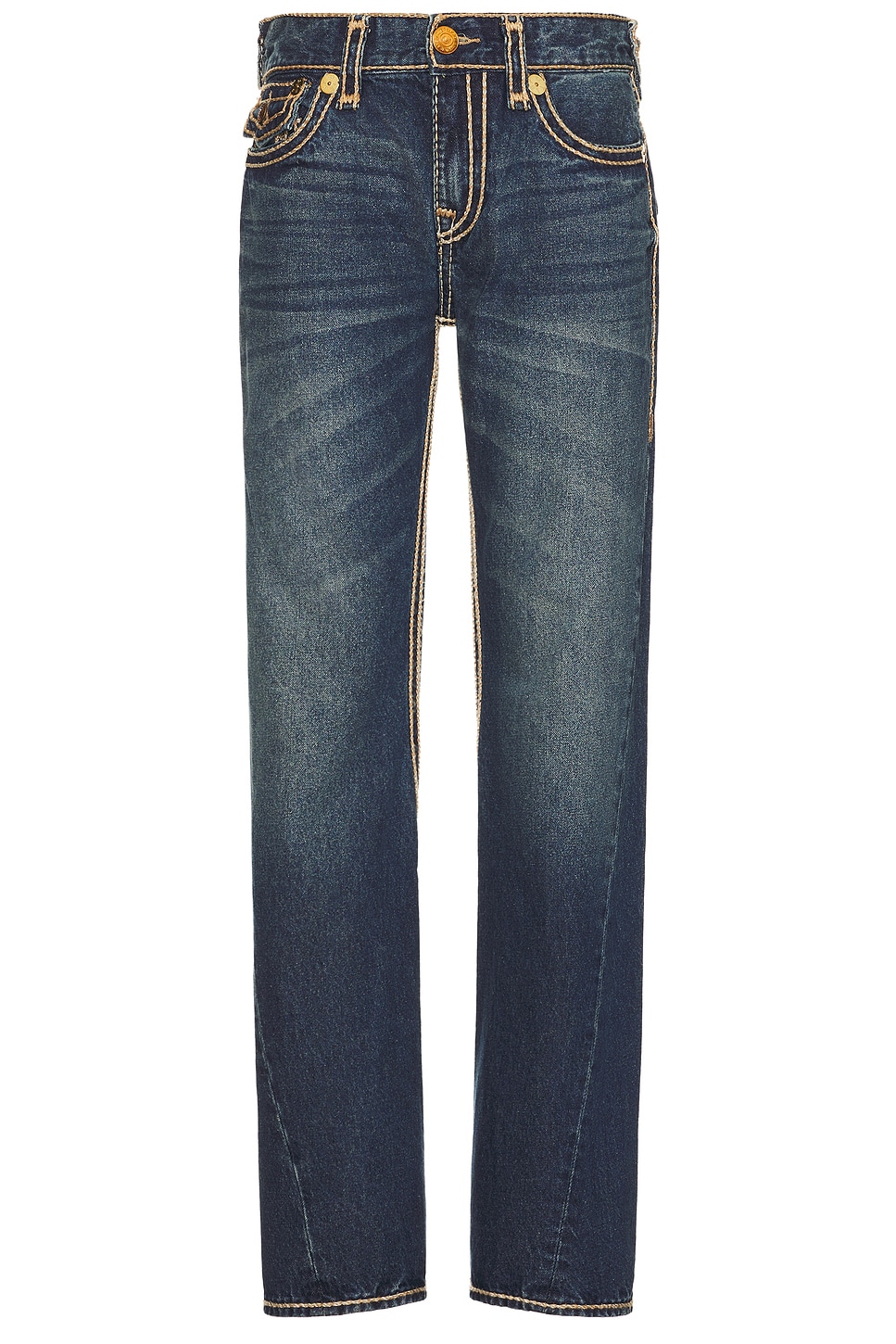 True Religion Joey Marled Rope Stitch Flap Jean