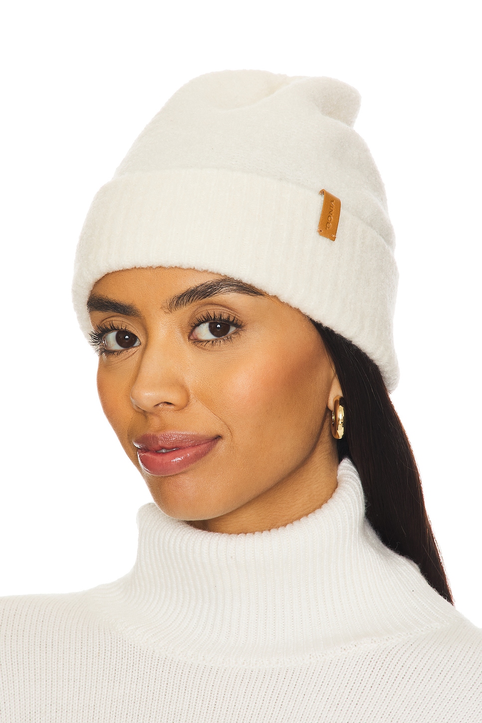 Vince Cashmere Boucle Cuffed Hat