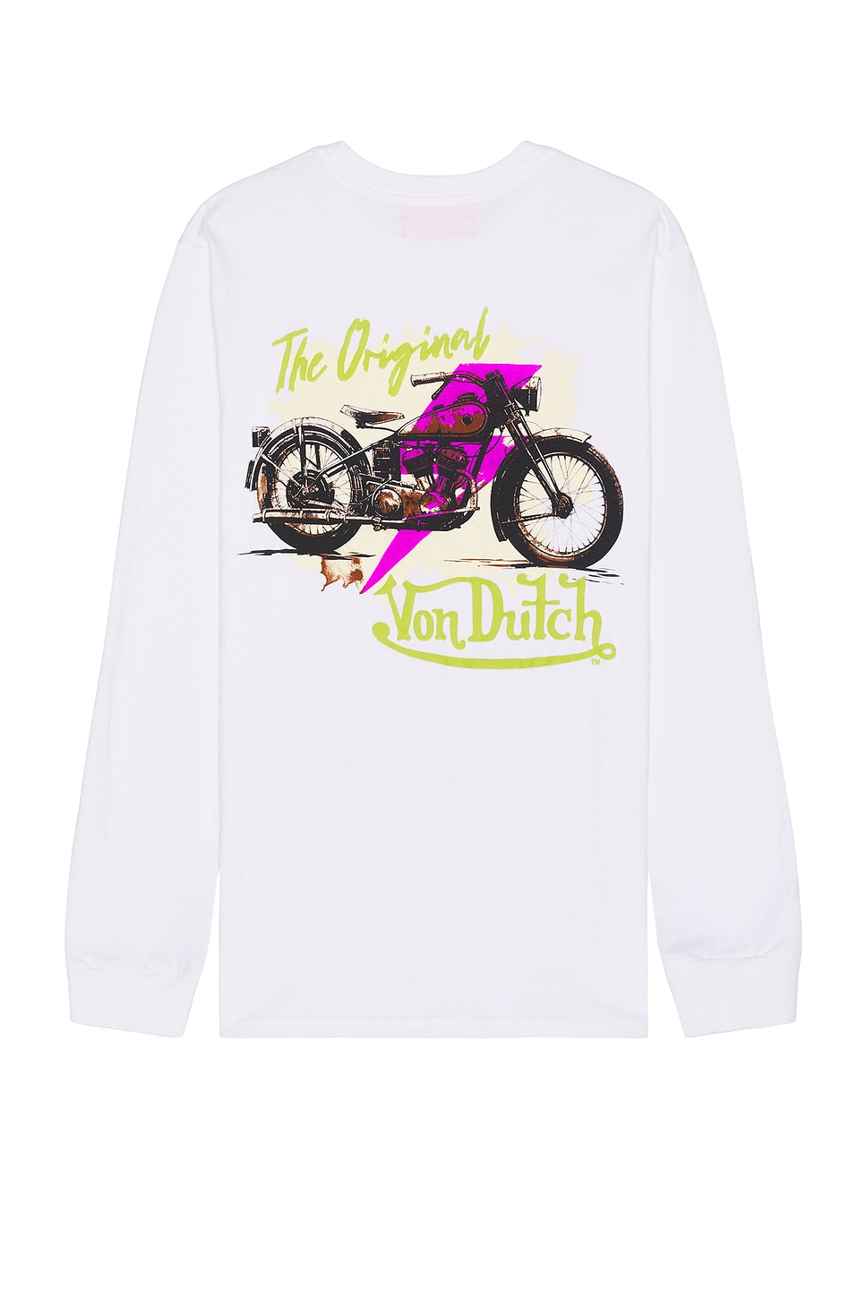 Von Dutch Biker Shop Graphic Long Sleeve Tee