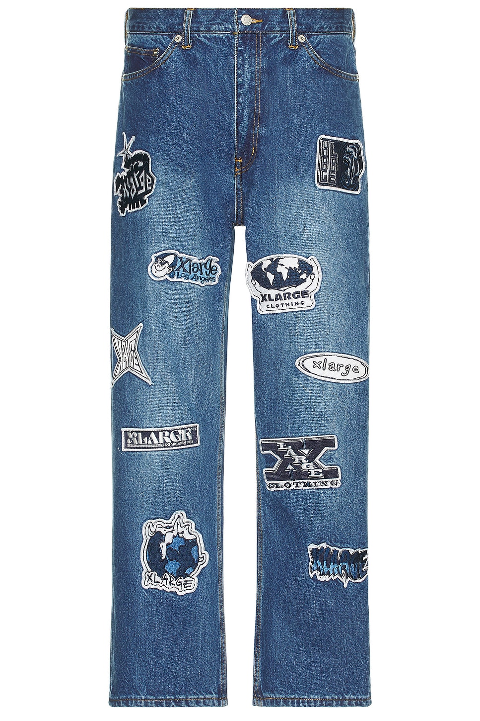 XLARGE Patched Denim Pants