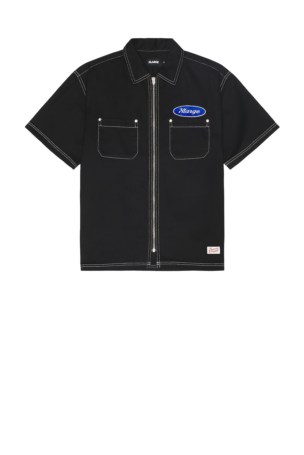 XLARGE Zip Up Work Shirt